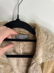 Jacqui.e Faux Fur Suede Look Coat -8