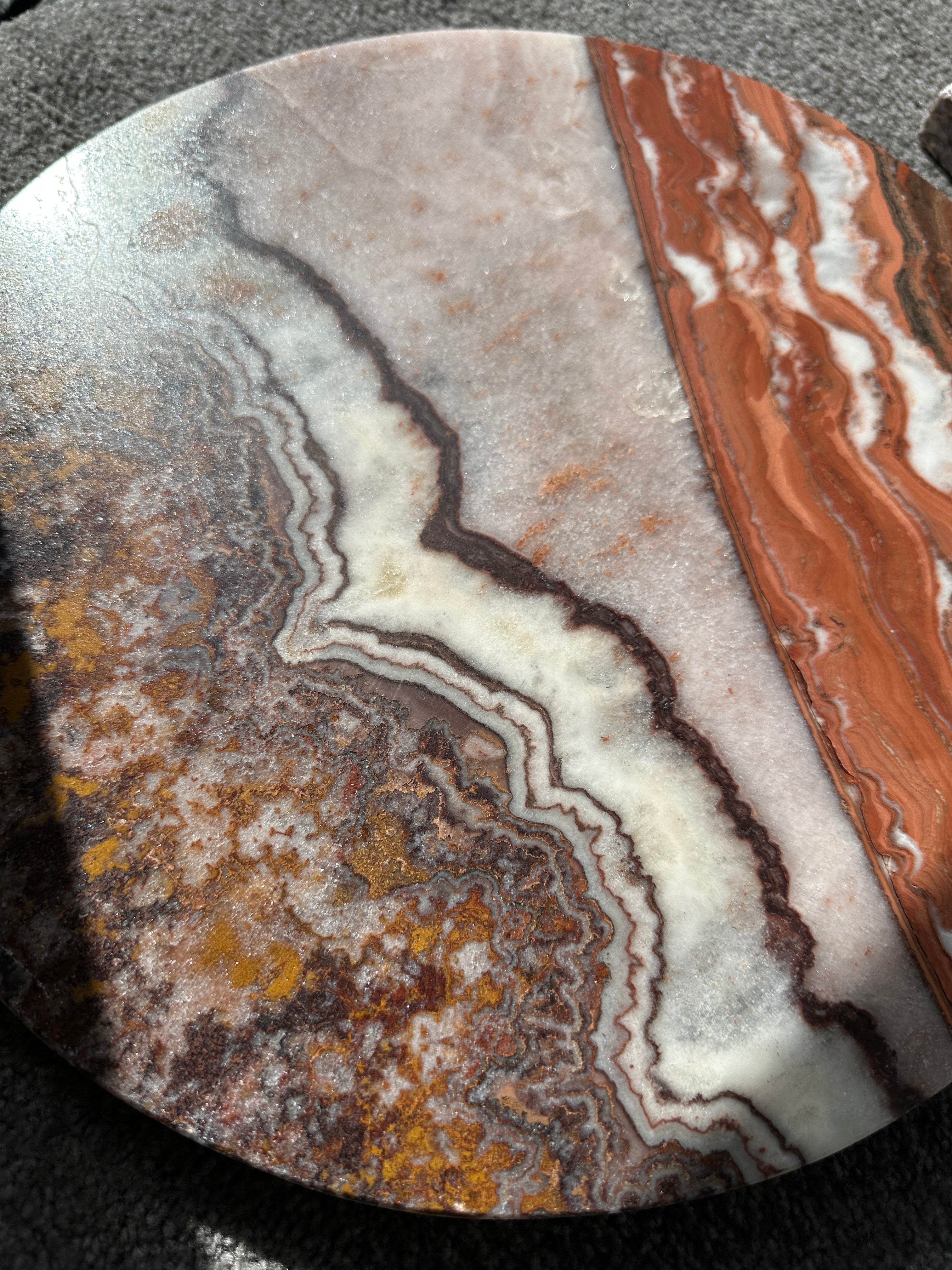 Alba Onyx Table Pink Serpentine
