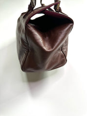 FENDI Burgundy Bento Box Bag