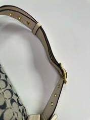 Coach Signature Denim Shoulder Bag
