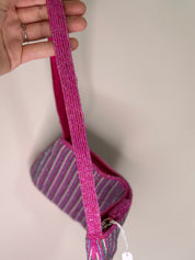 Pink Beaded Handbag