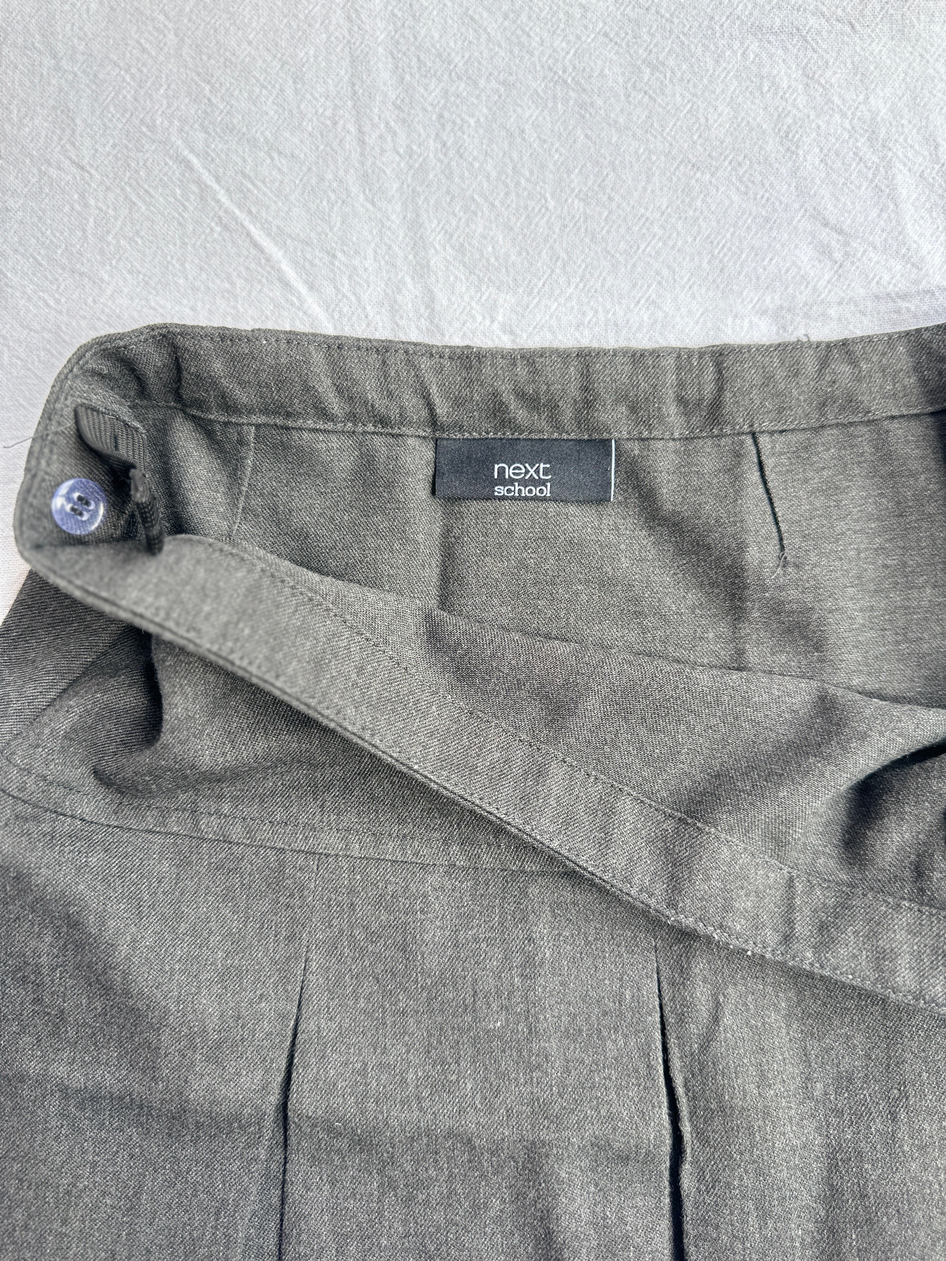 NEXT Charcoal Pleat Mini Skirt | 6