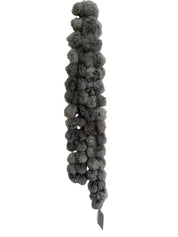 Rabbit Fur Pompom Handmade Scarf