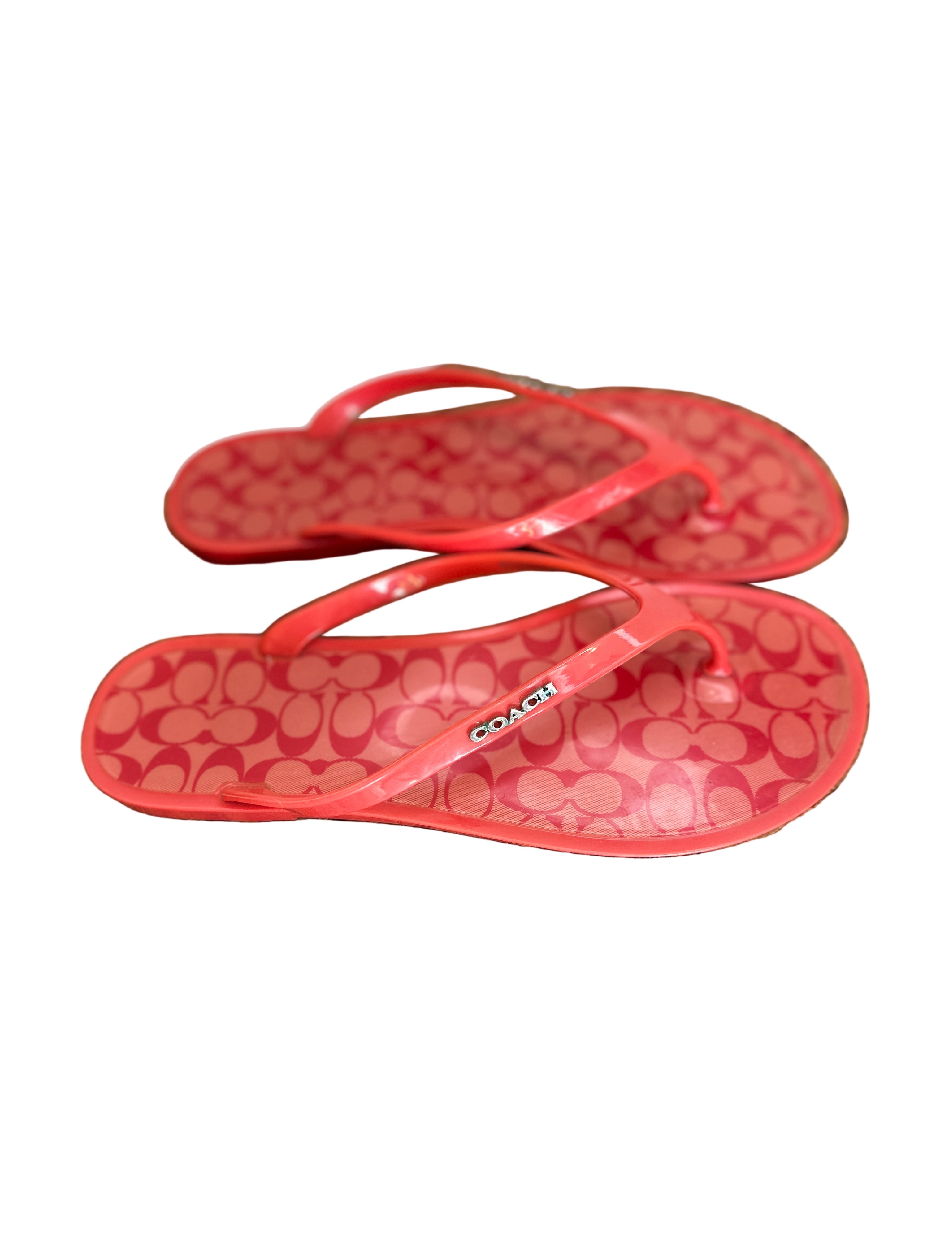COACH | Coral Lyra Sandals | US 8