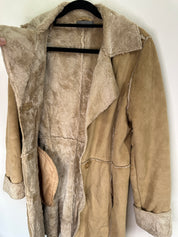 Jacqui.e Faux Fur Suede Look Coat -8