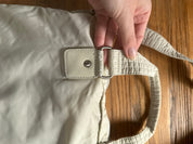 Calvin Klein | Beige Nylon & Leather Bag