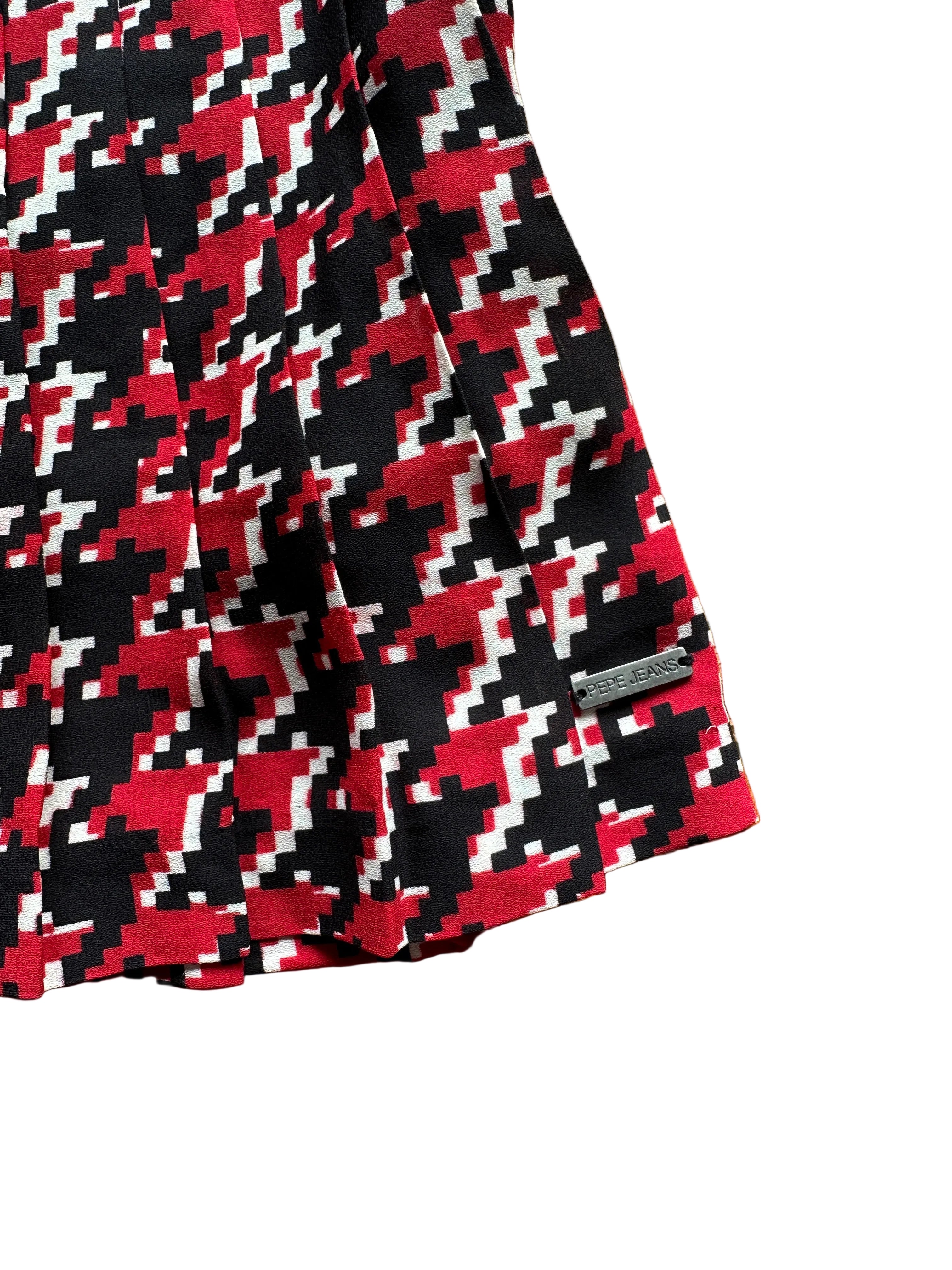 PEPE JEANS | Houndstooth Skirt | M