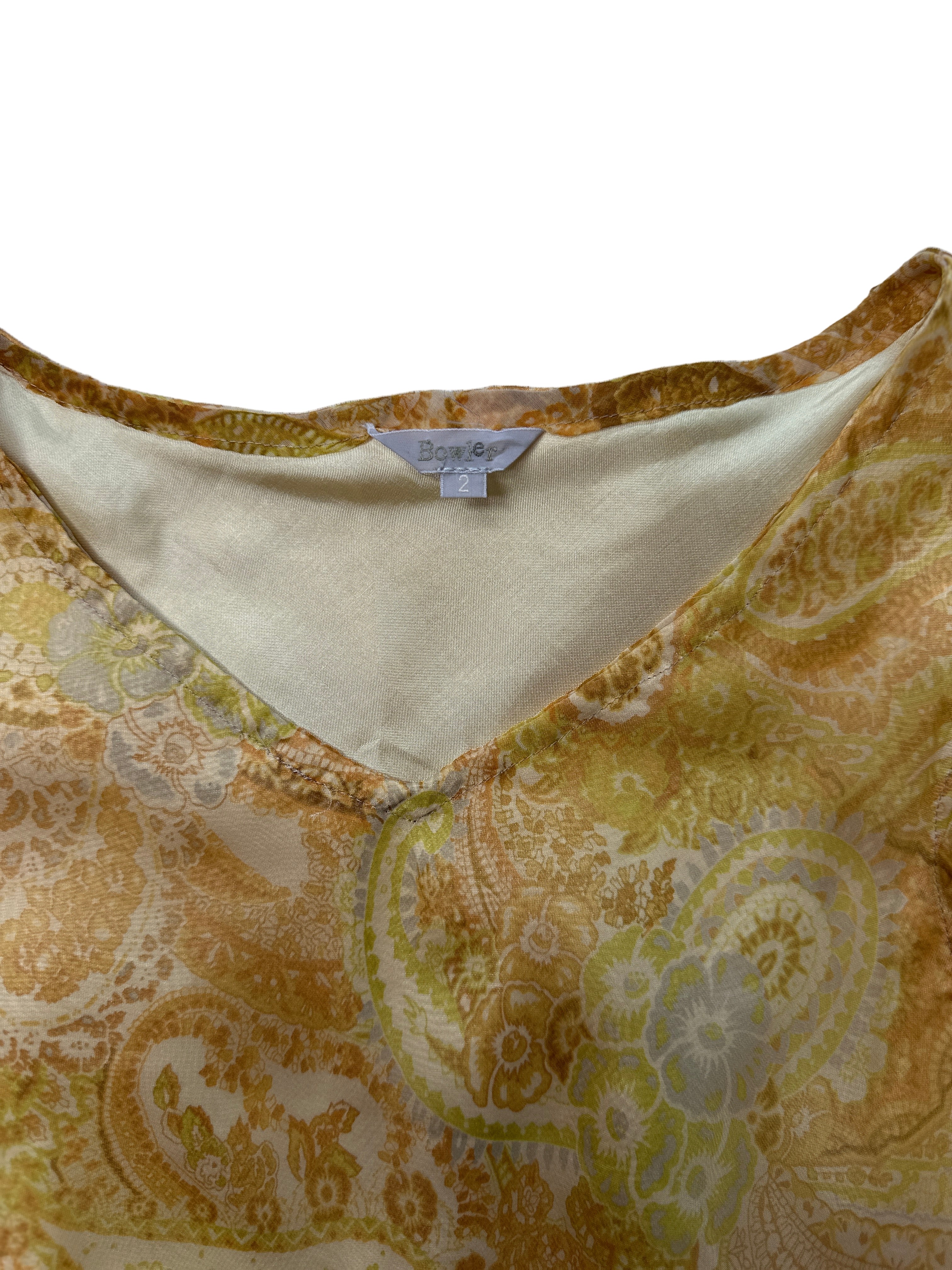 BOWLER GOLDEN PAISLEY DRESS | 6