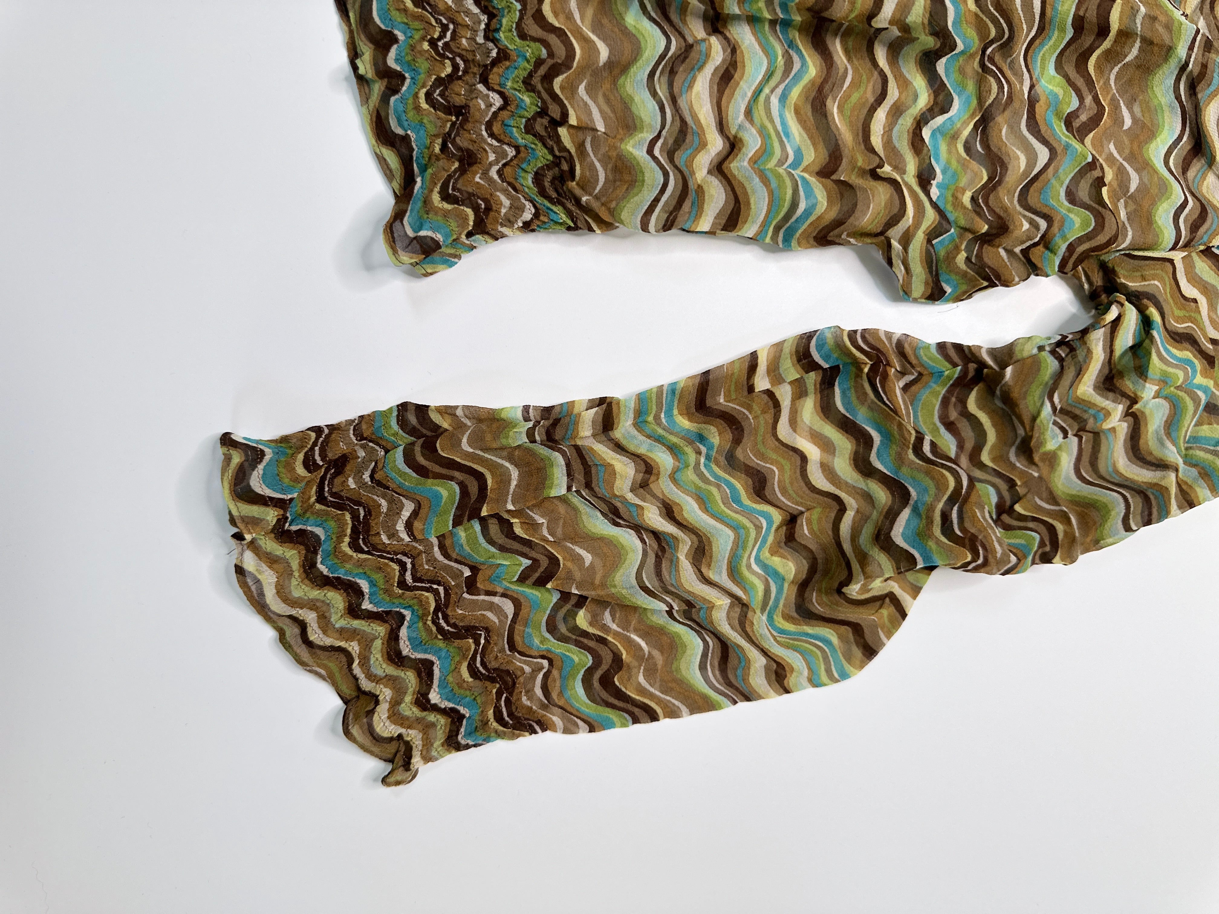 BCBG MAXAZRIA | Wave Silk Blouse