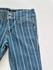 Little New York | Y2K Pinstripe Bootcut Jeans | 8