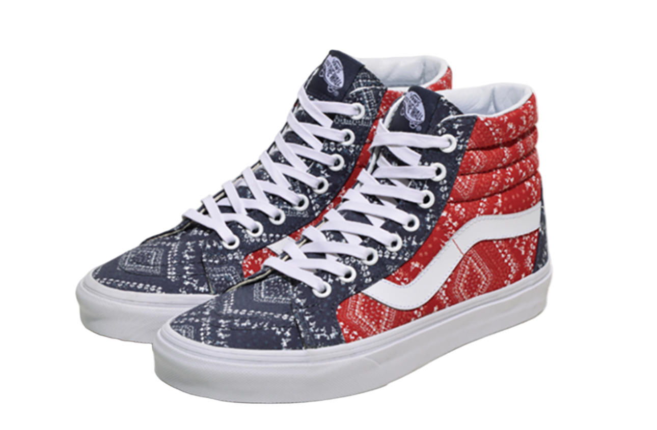 Vans SK8 Hi Ditsy Bandana Shoes |  Size 38.5 (New)