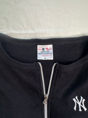 NY Official | Black Zipper Tank| M