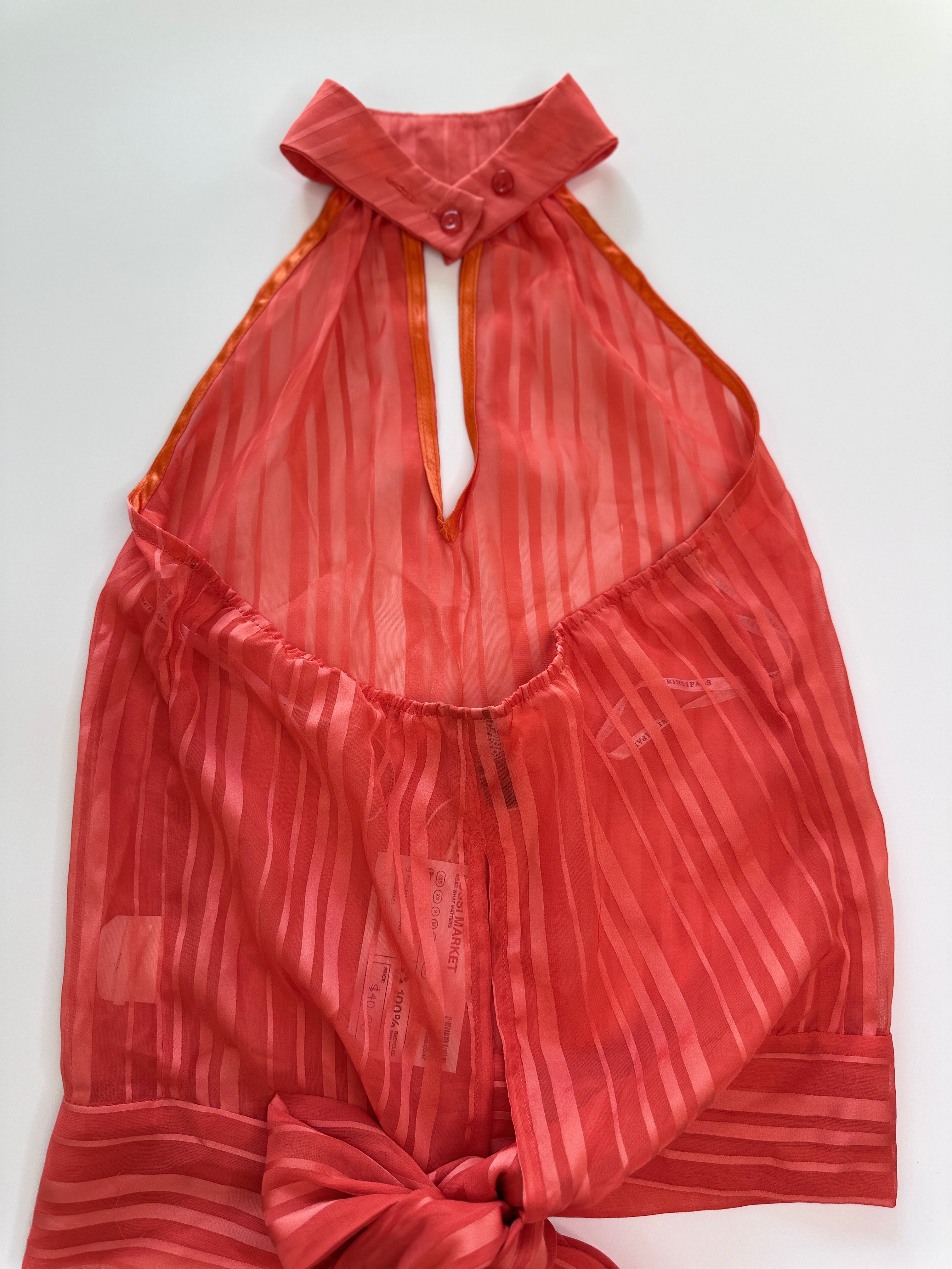 Principals | Vintage Coral Halter Neck | 10