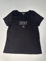DKNY | Black Rhinestone Tee | M
