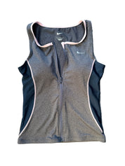 NIKE Sports Bra Zipper Crop | L