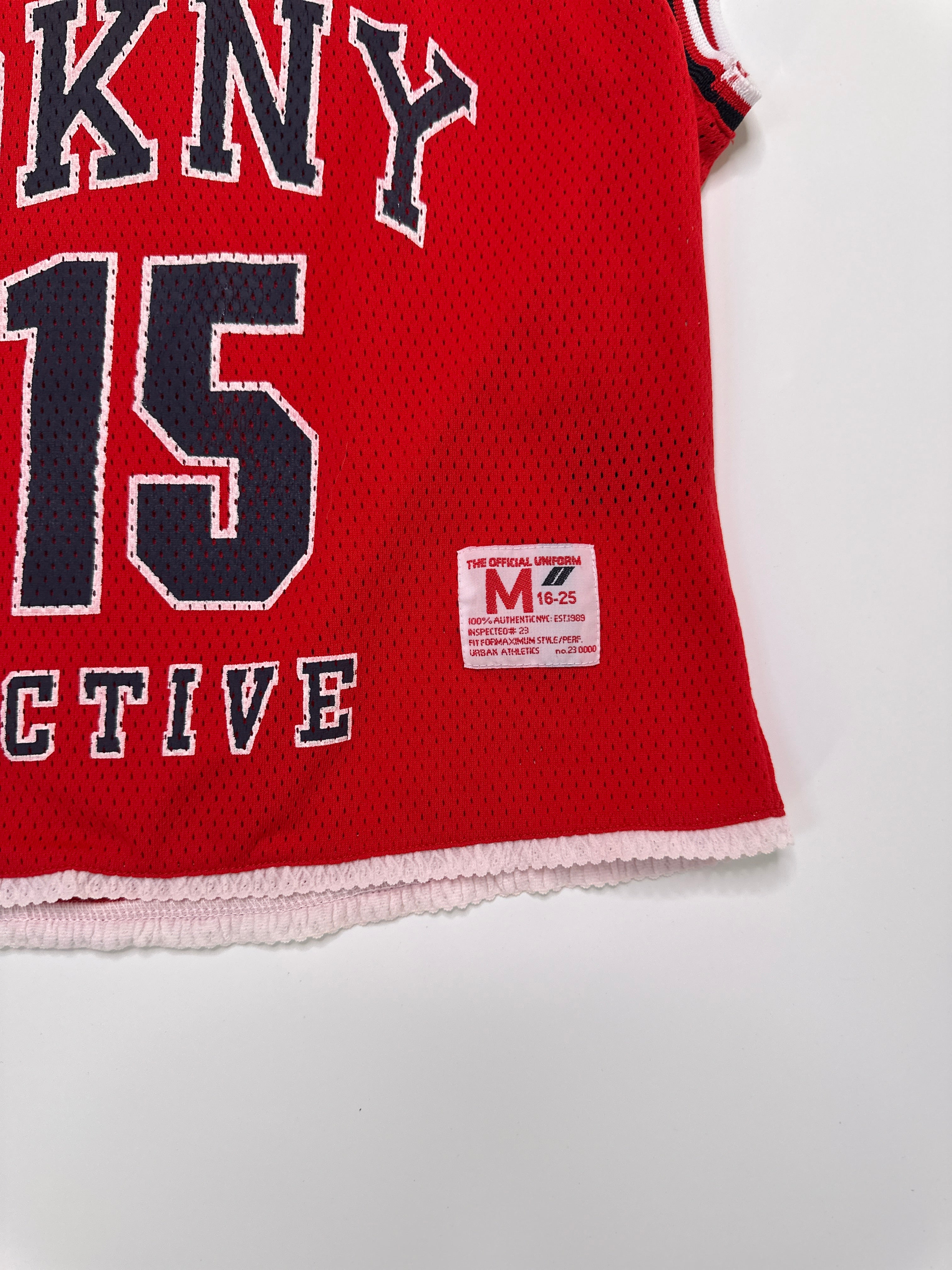 DKNY | Red active cropped basketball tank top | M