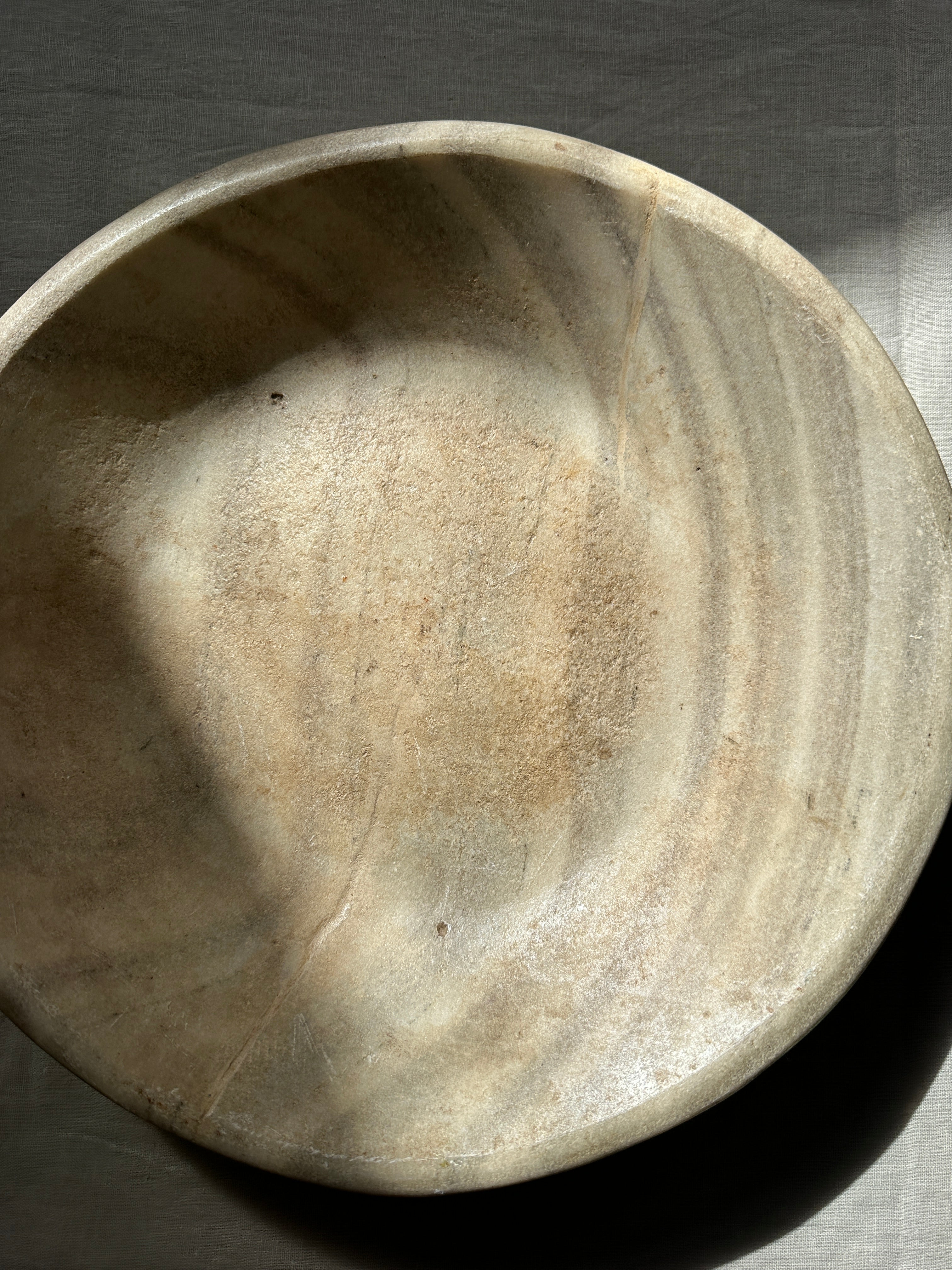 Large Vintage Marble Bowl