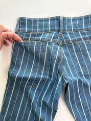 Little New York | Y2K Pinstripe Bootcut Jeans | 8