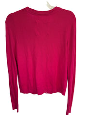 ABERCROMBIE & FITCH | Fushia Ruffle Cardigan | M