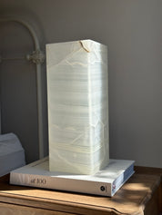 Prism White Onyx Lamp