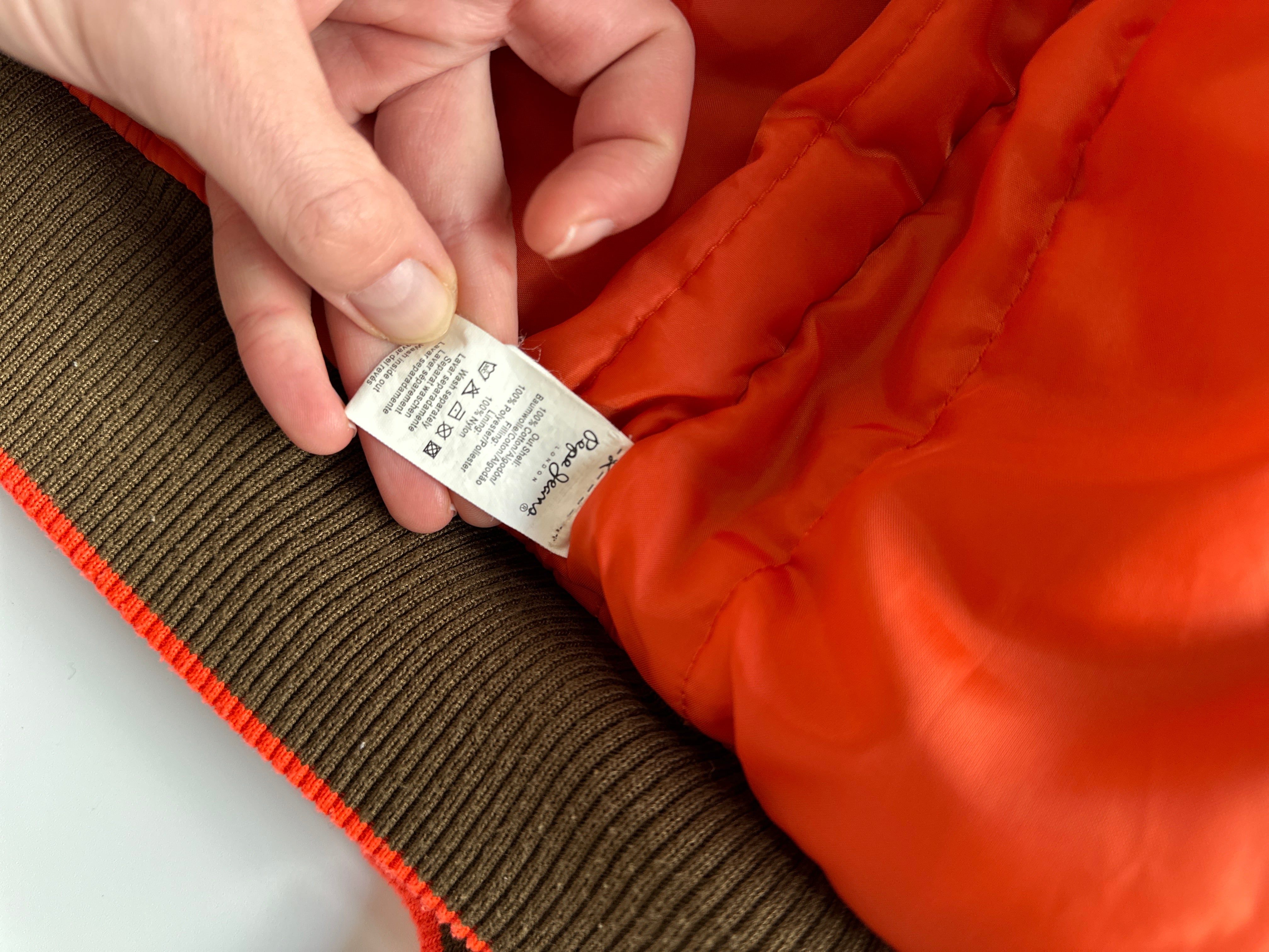 Pepe Jeans London | Vintage Corduroy Bomber Jacket | s