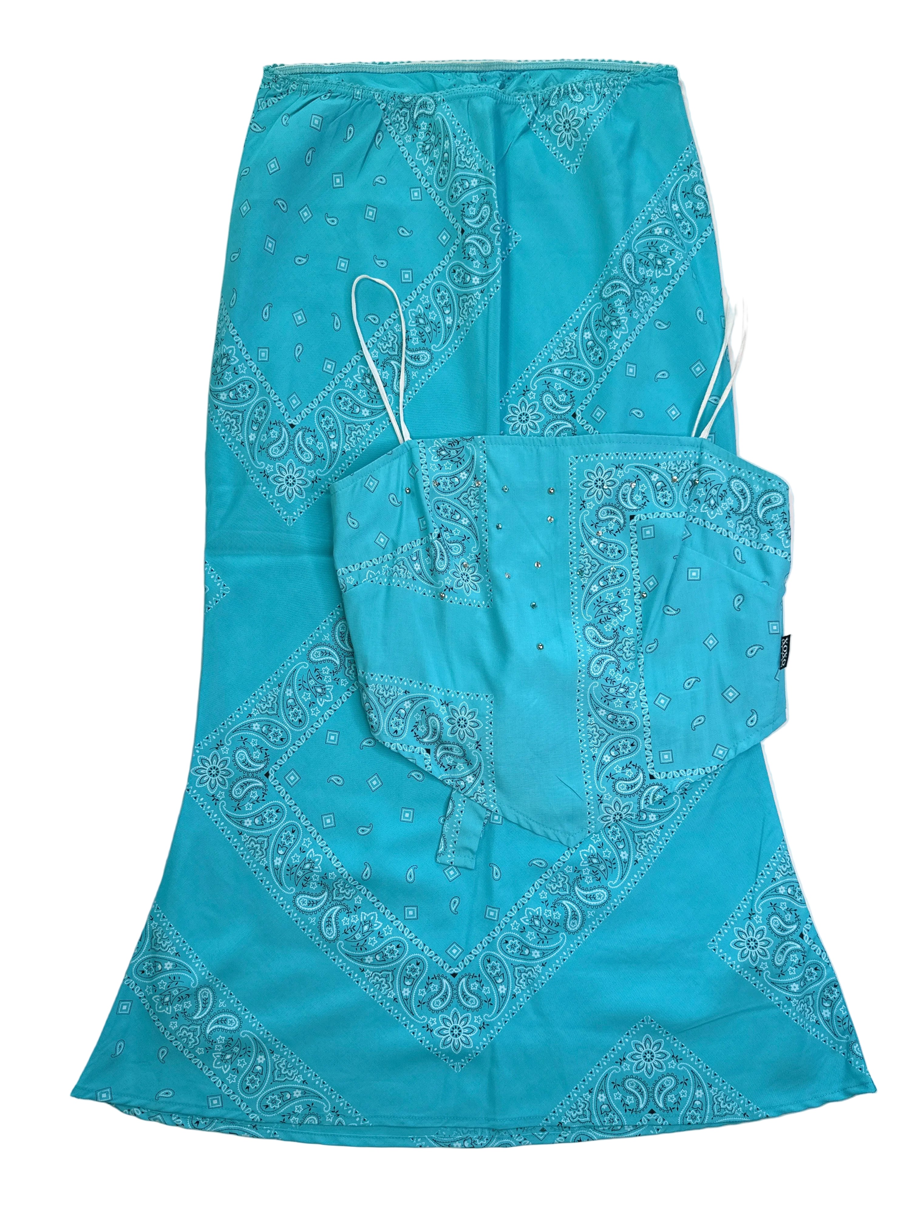 XOXO Jeans Y2K Bandanna Set | 8