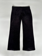 BEBE Black Velour Pant | M