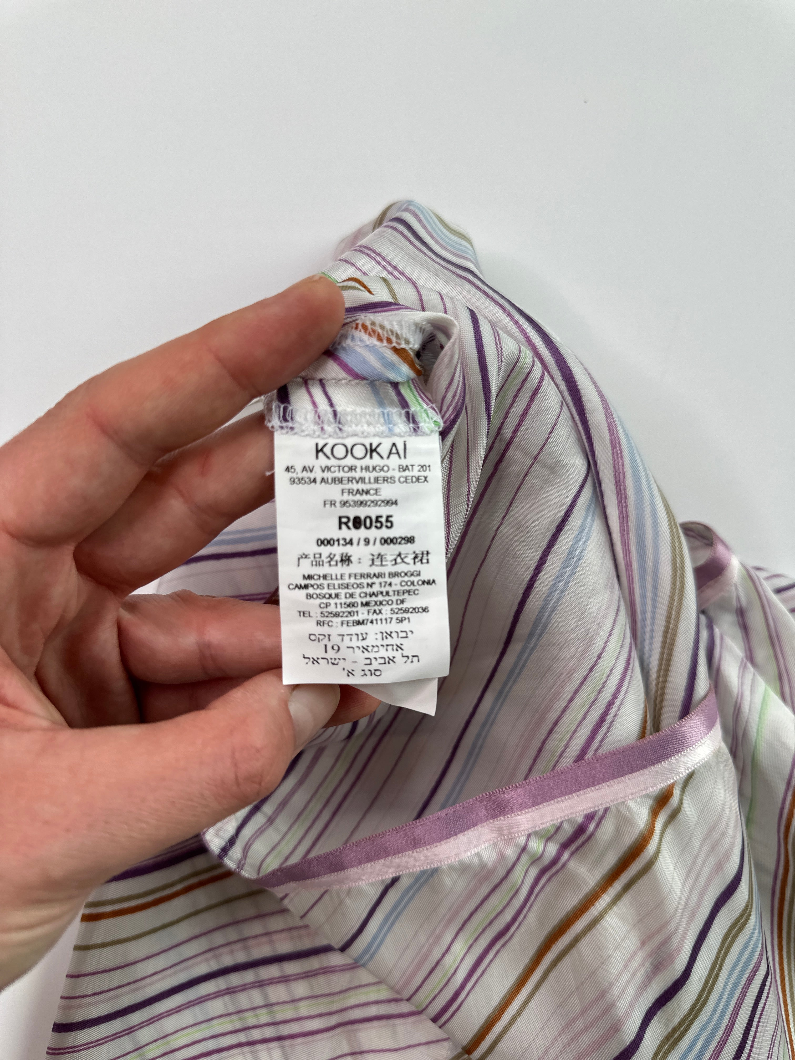 Kookai France | Candy Stripe Skirt | 8