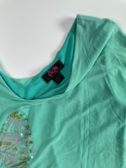 Caroline Morgan Butterfly Bead & Sequin Top | 14