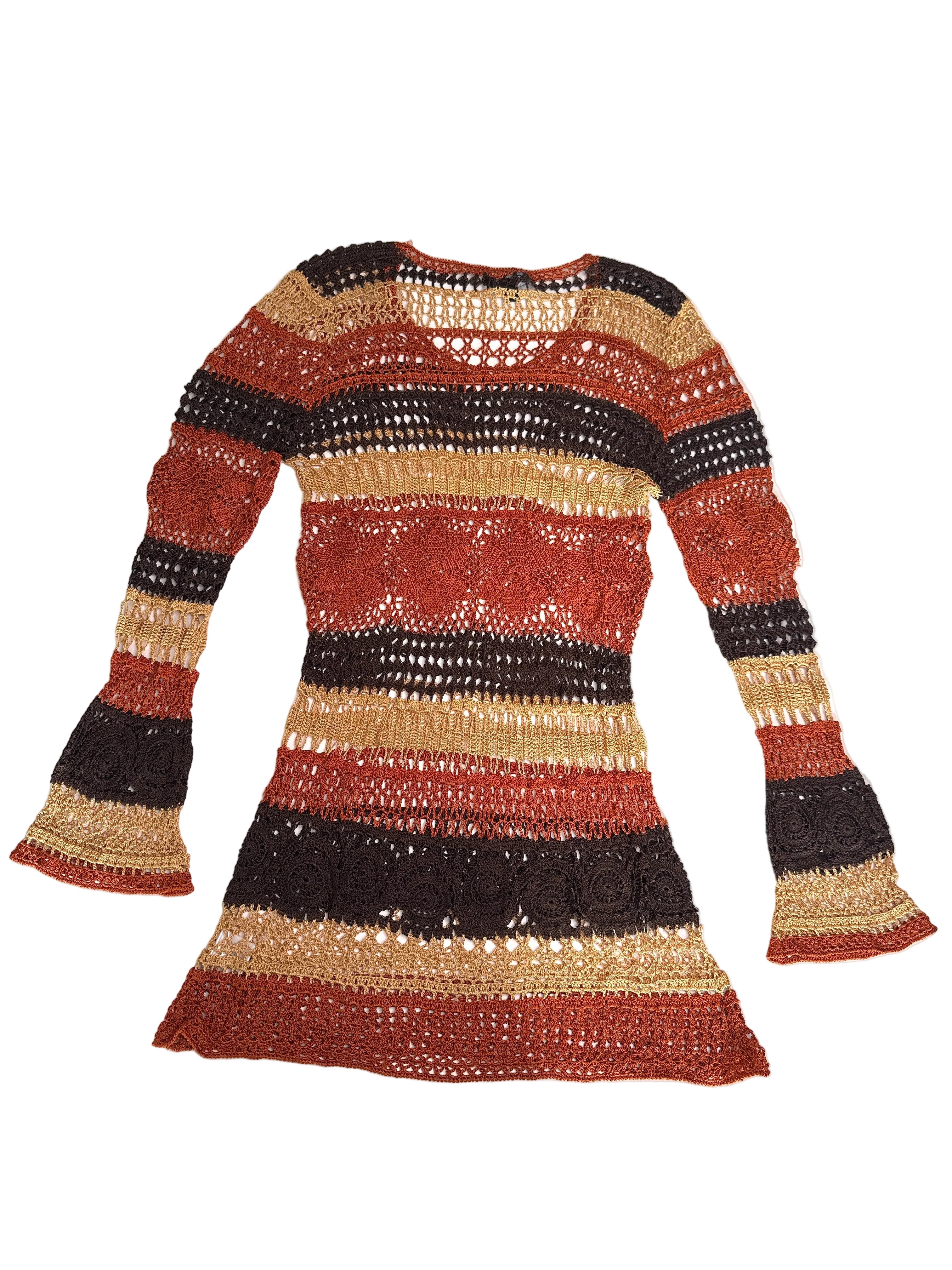 QED | Crochet Tunic Dress |xs