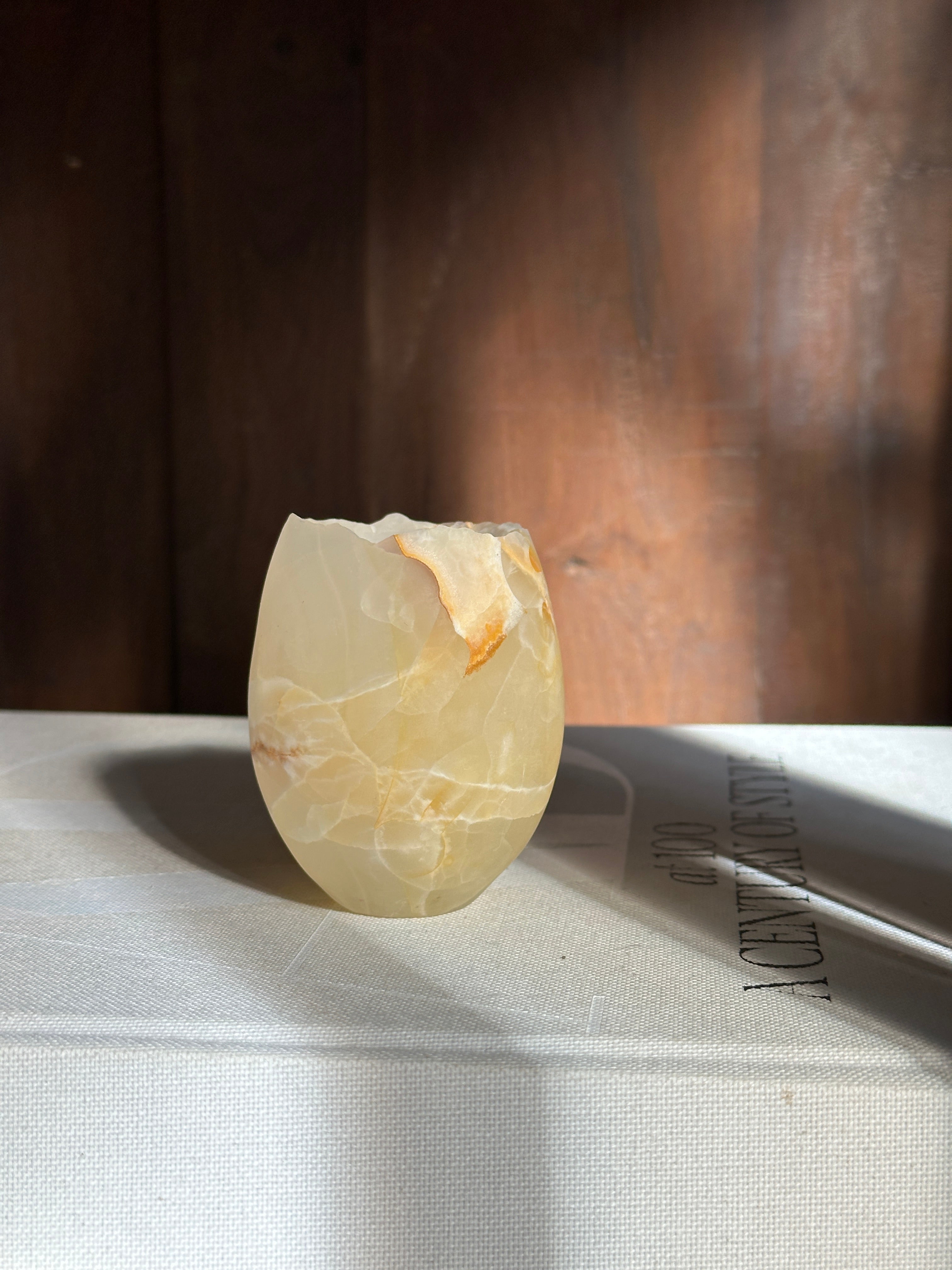 Tulip Onyx Candle Holder
