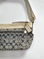 Coach Signature Denim Shoulder Bag