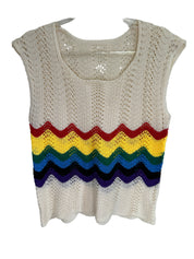 Vinatge Multi Colour Knit Tank | S
