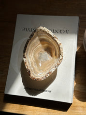 Santorini Amber Travertine Onyx Bowl