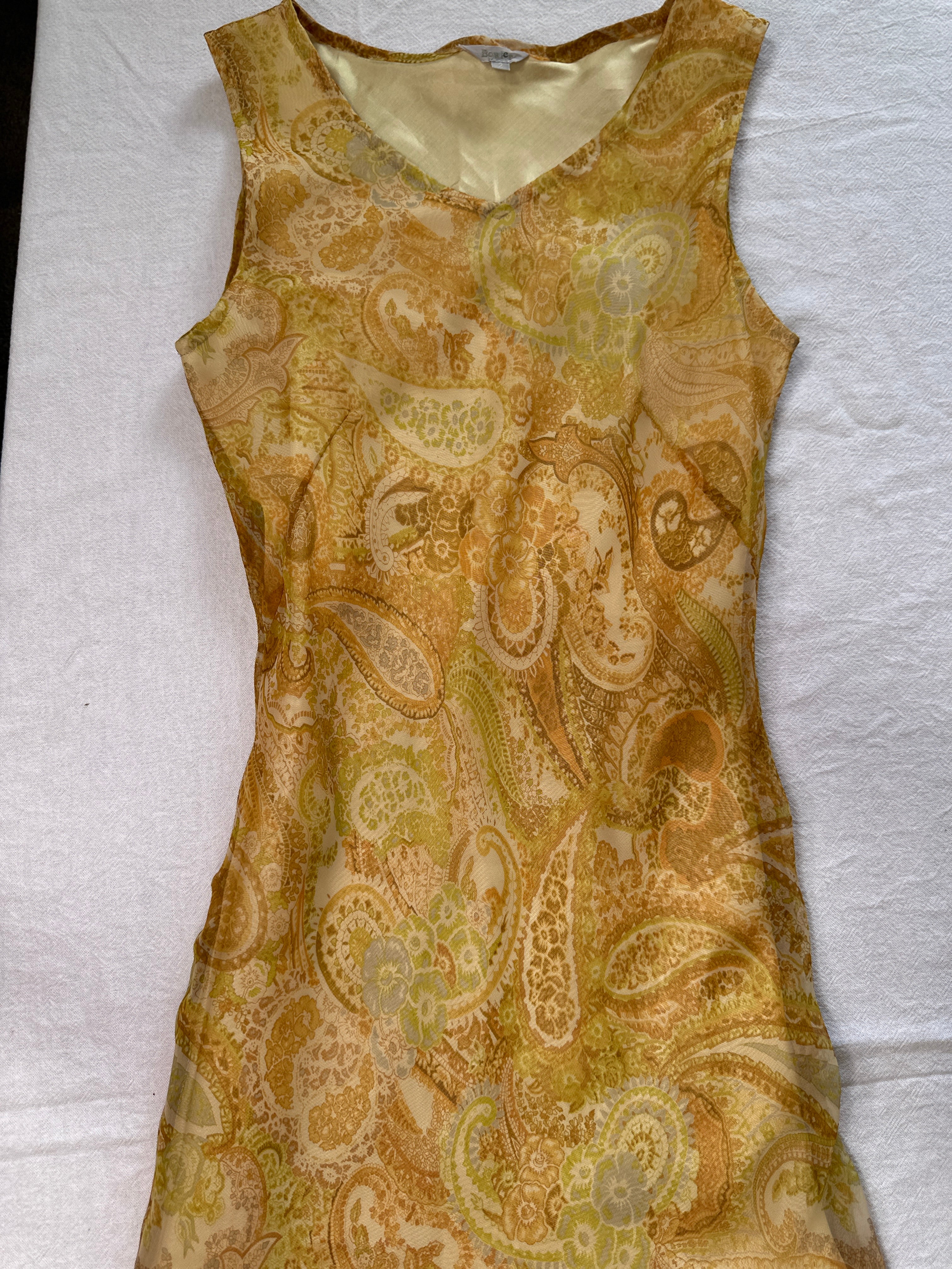 BOWLER GOLDEN PAISLEY DRESS | 6