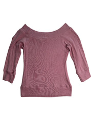 BEBE | Rose Off the Shoulder 3/4 sleeve top | S