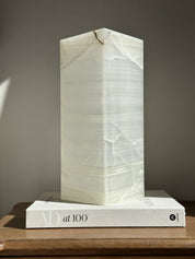 Prism White Onyx Lamp