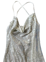 H&M Mirror Cowl Halter Top | XS