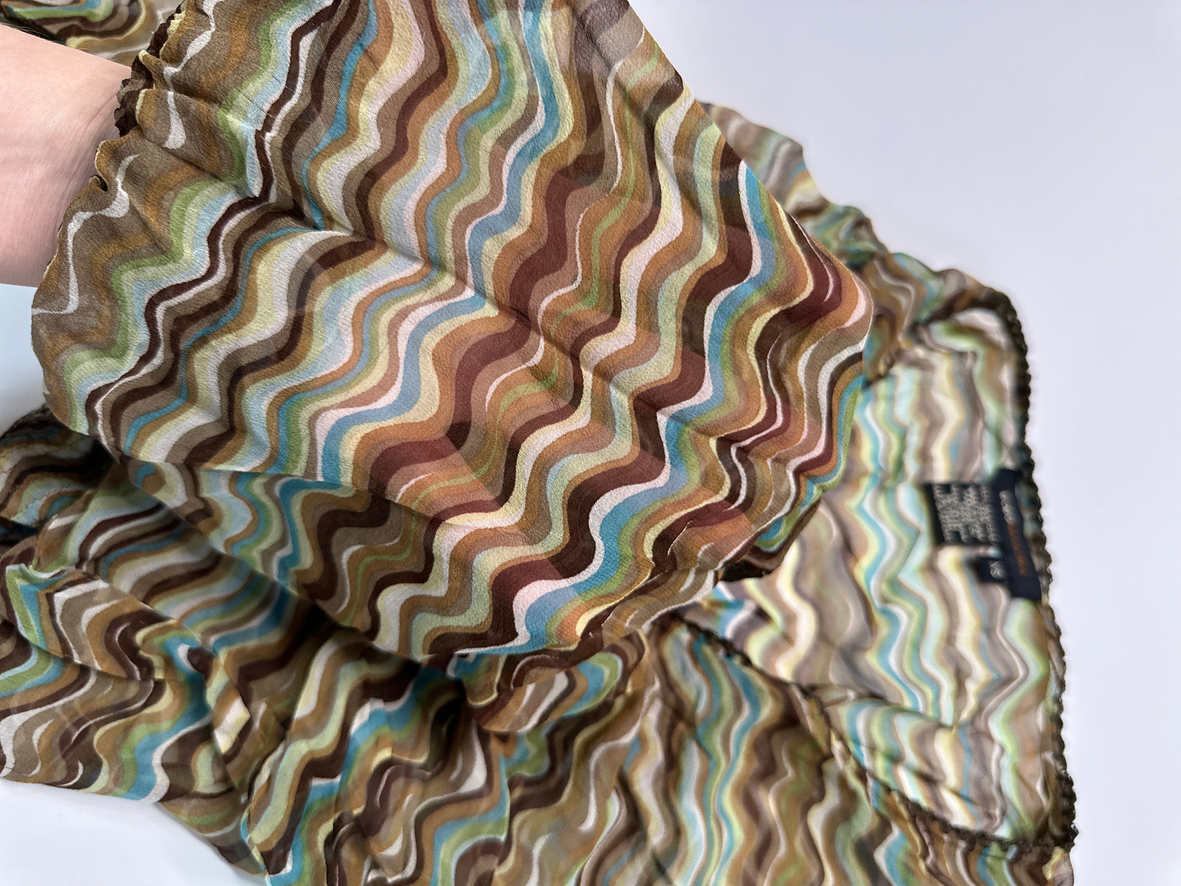 BCBG MAXAZRIA | Wave Silk Blouse