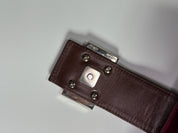 FENDI Burgundy Bento Box Bag