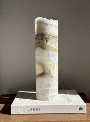 White & Green Onyx Lamp