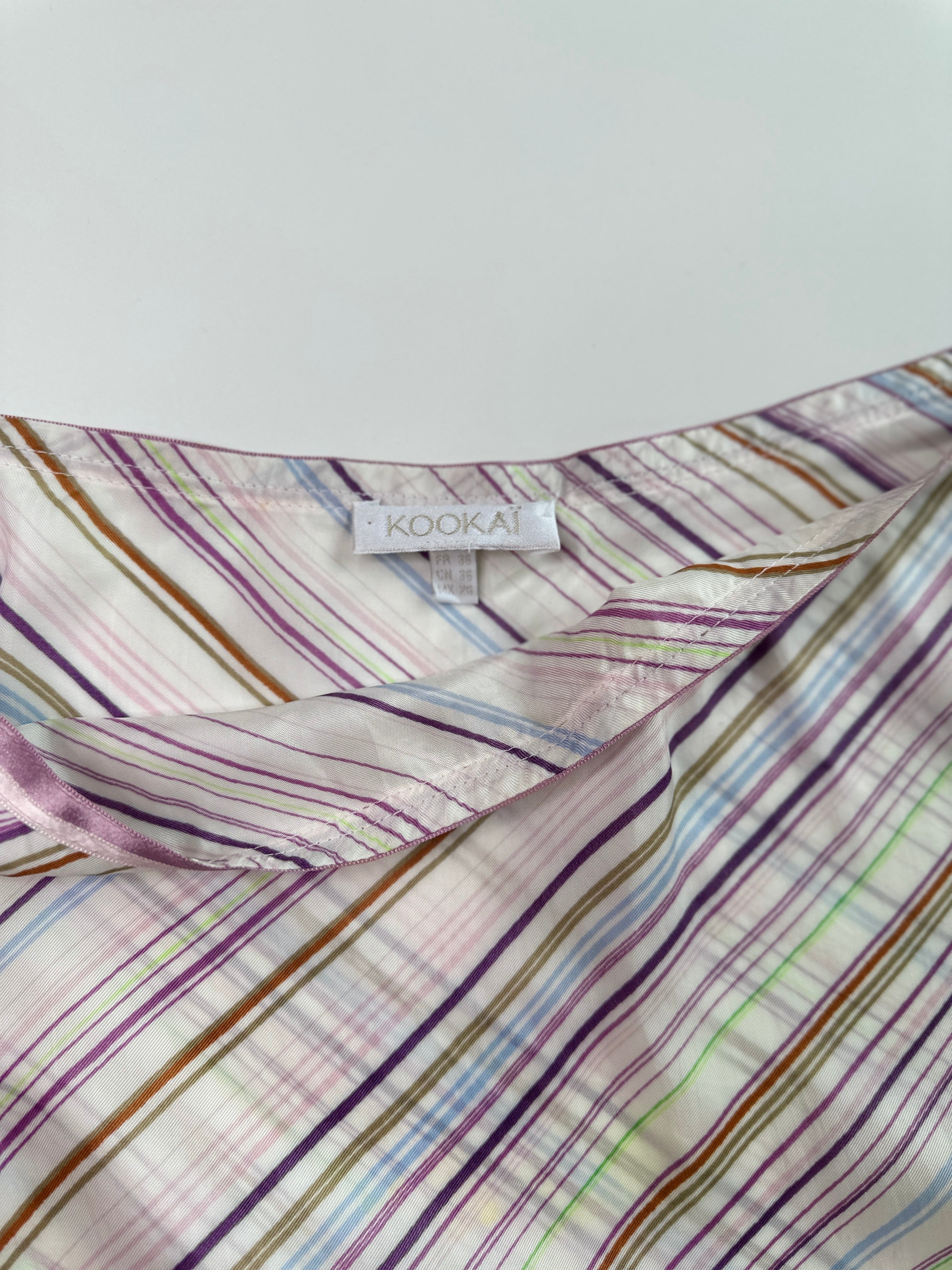 Kookai France | Candy Stripe Skirt | 8