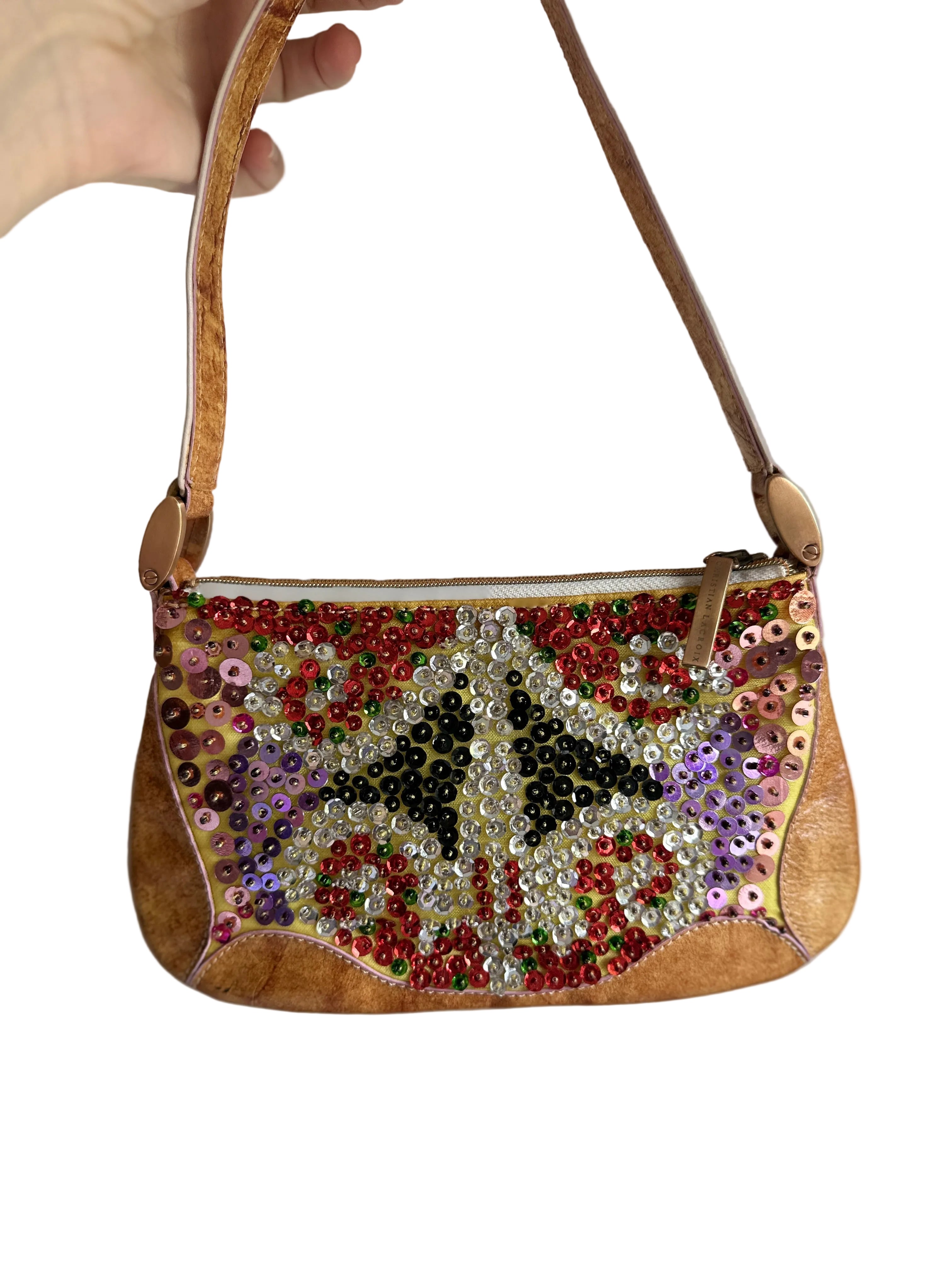 Christian Lacroix Vintage Beaded Handbag Circa 2000s