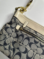 Coach Signature Denim Shoulder Bag