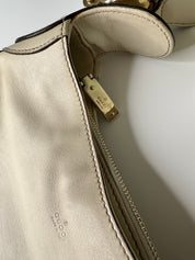 GUCCI Horsebit Creole Leather Hobo Bag