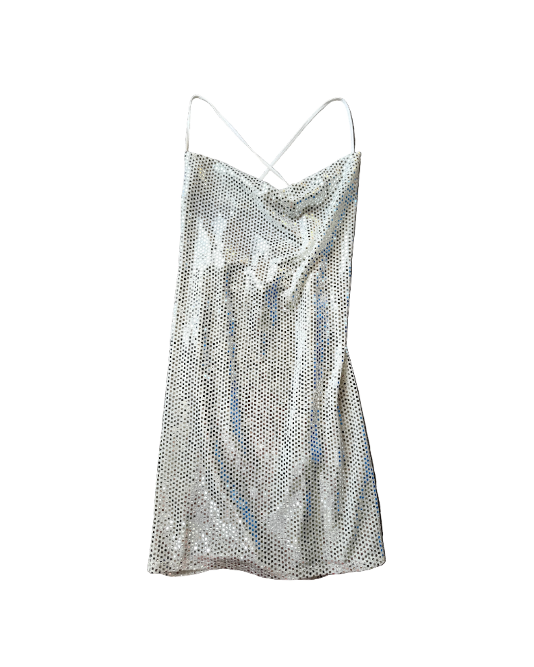 H&M Mirror Cowl Halter Top | XS