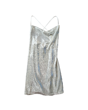 H&M Mirror Cowl Halter Top | XS