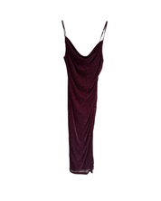 PAGANI Sparkling Purple Cowl Neck Dress | 8