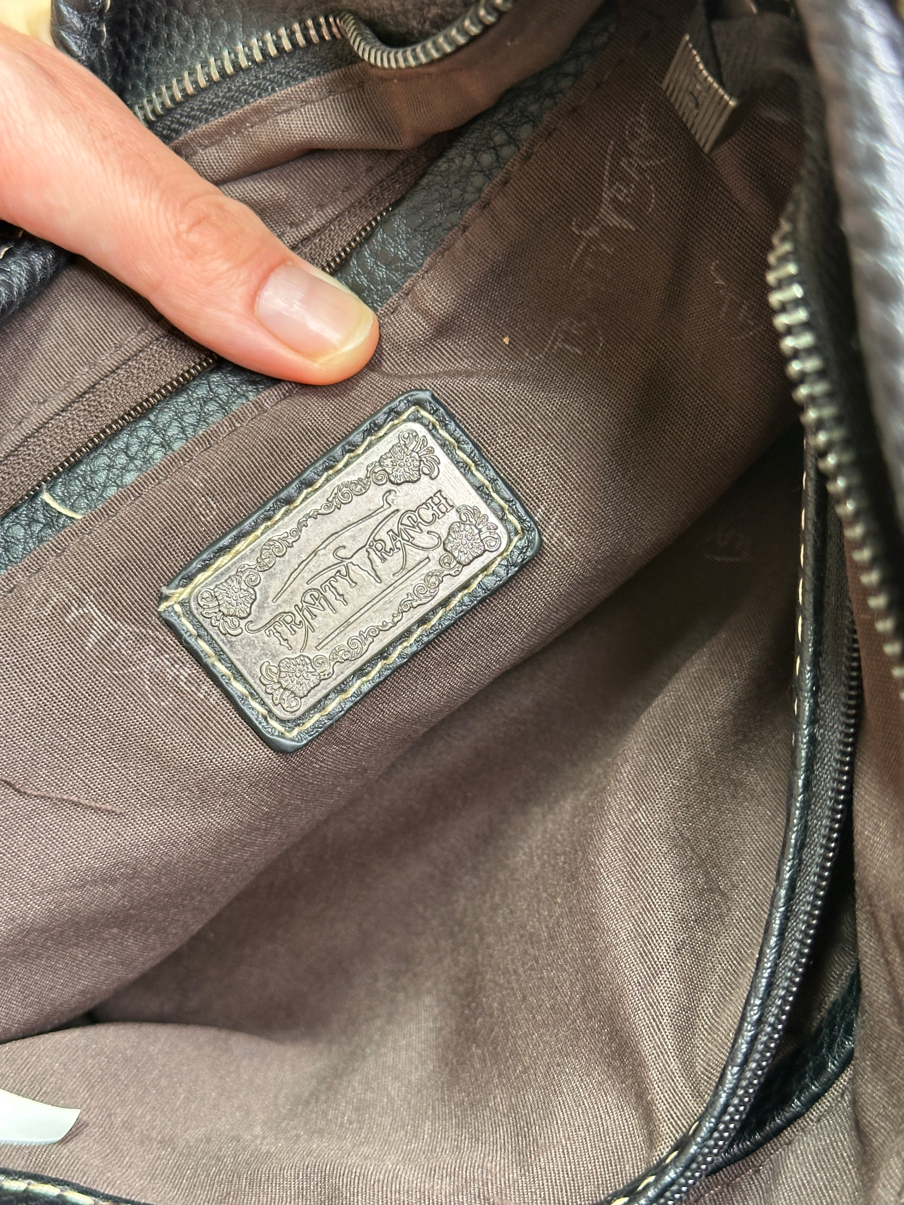TRINTY RANCH Cow hide Leather Bag