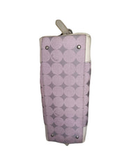 ANNA SUI | Lilac Silver Canvas Boston Bag